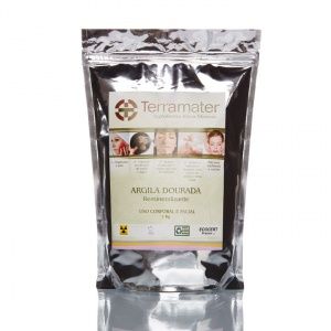 Argila Dourada Terramater para Remineralização 1kg